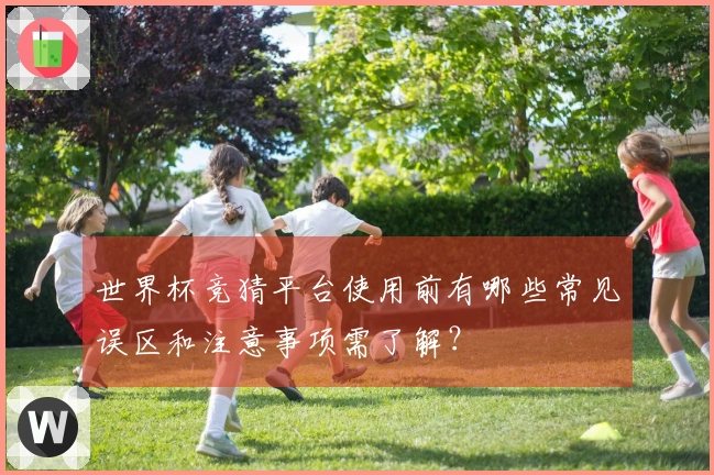 世界杯竞猜平台使用前有哪些常见误区和注意事项需了解？