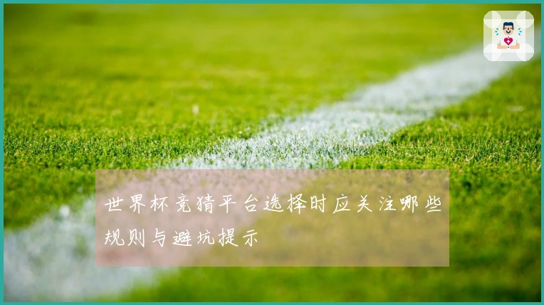 世界杯竞猜平台选择时应关注哪些规则与避坑提示