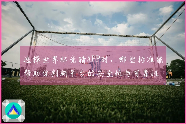 选择世界杯竞猜APP时，哪些标准能帮助你判断平台的安全性与可靠性？